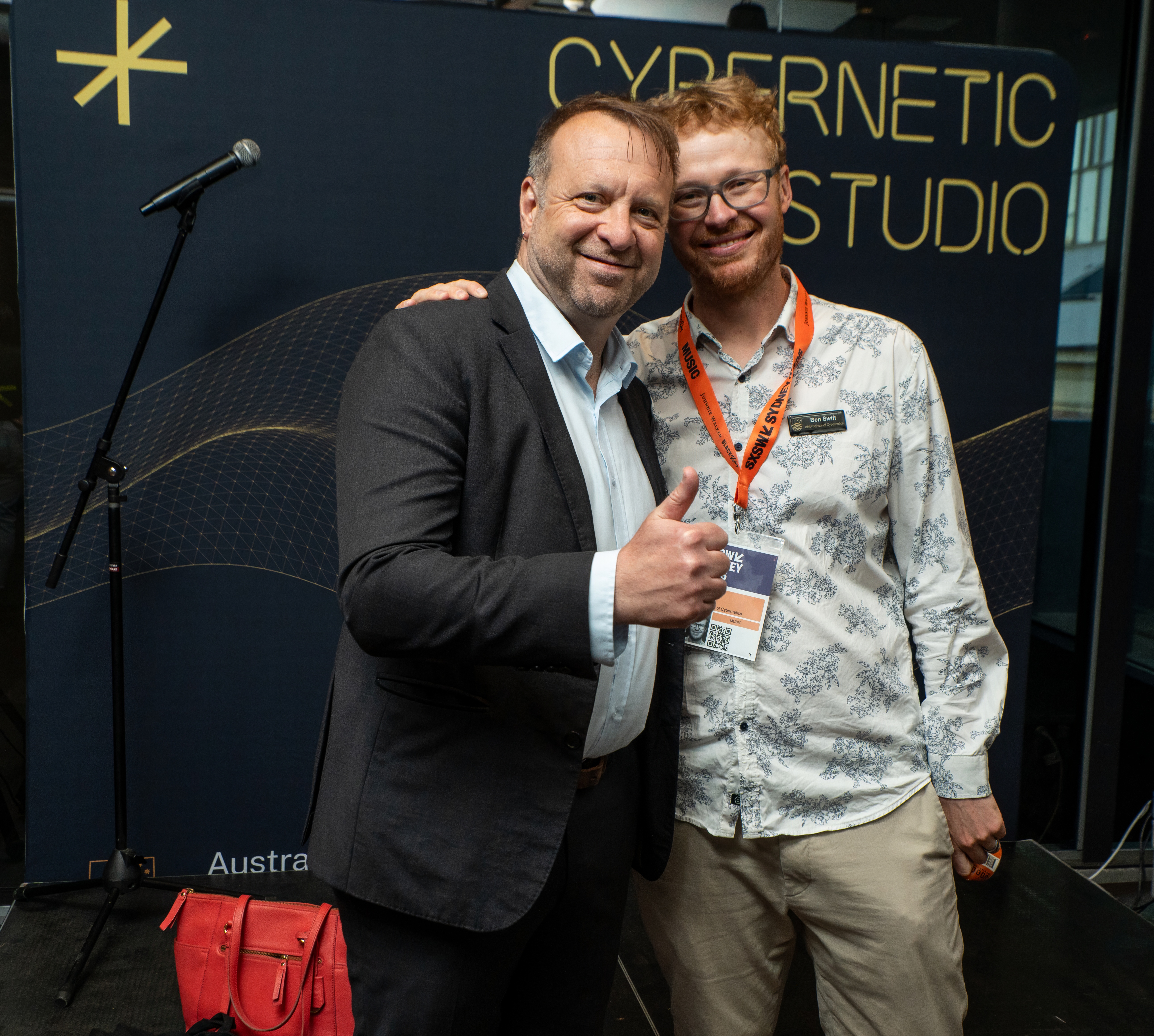  Matthew Holt and Ben Swift at the Cybernetic Studio Launch