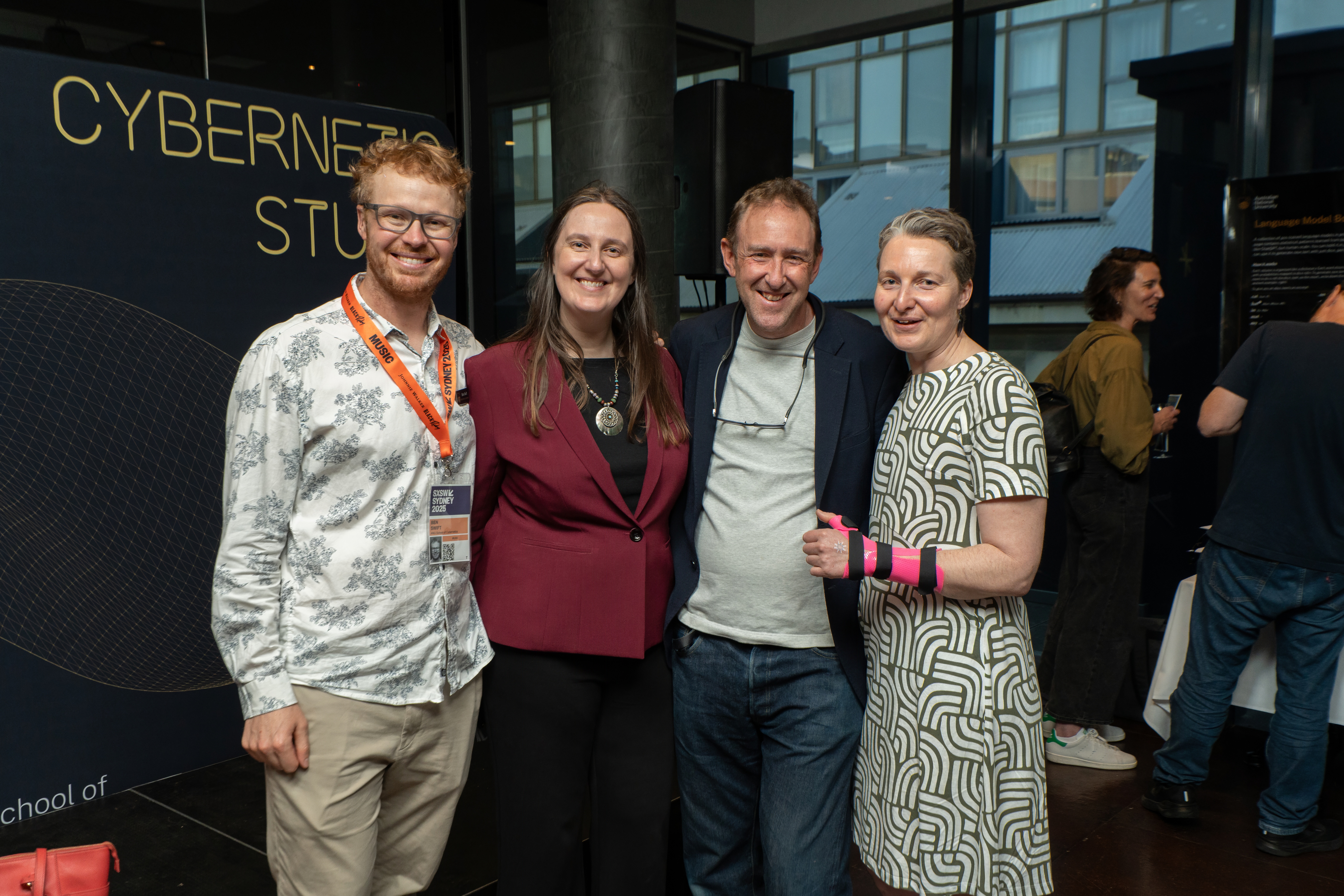  Left to right: Ben Swift, Katherine Daniell, Andrew Meares, Amy Mclennan. Photo Credit: Matt Jelly