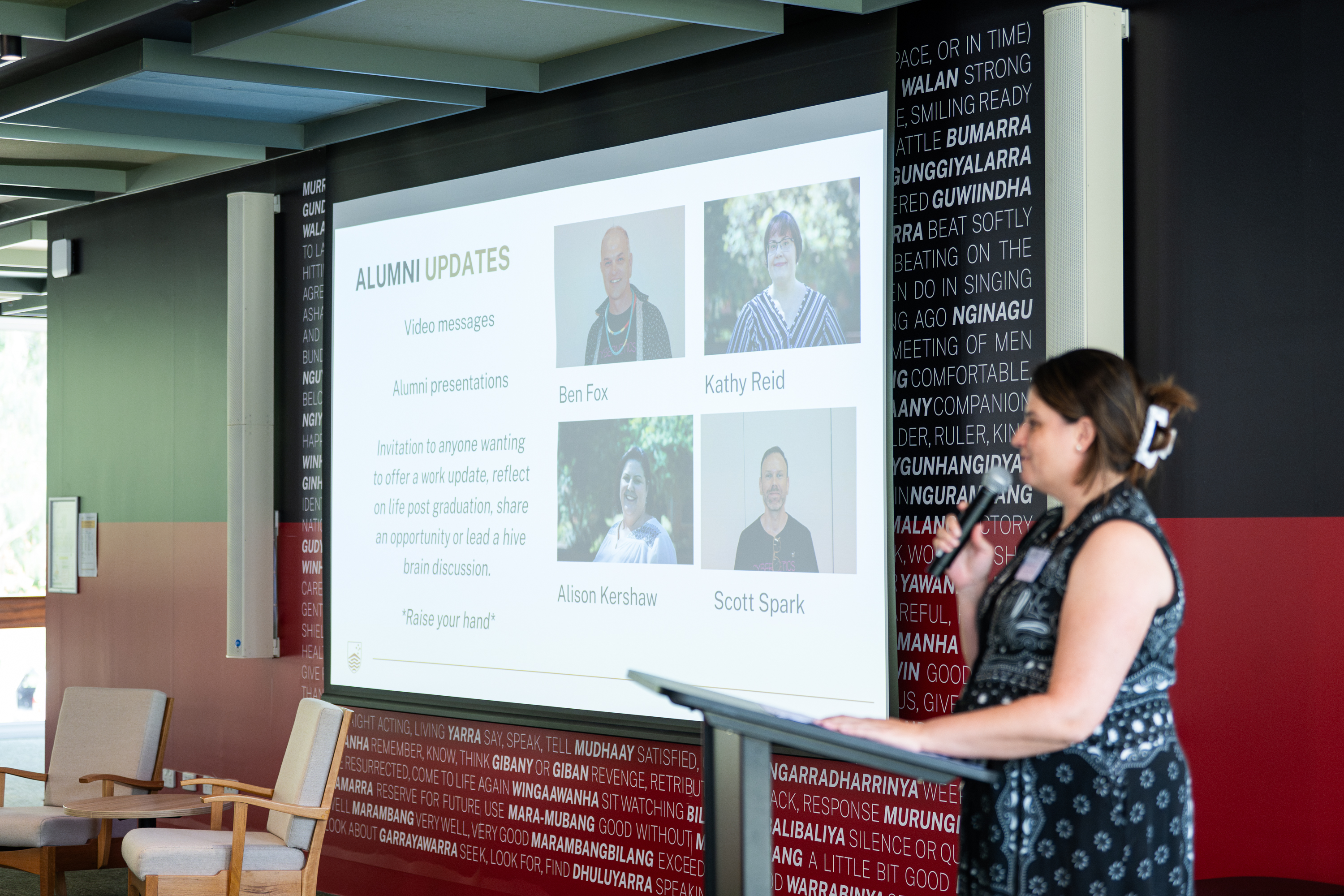 Lorenn introduces Alumni to share their stories and updates