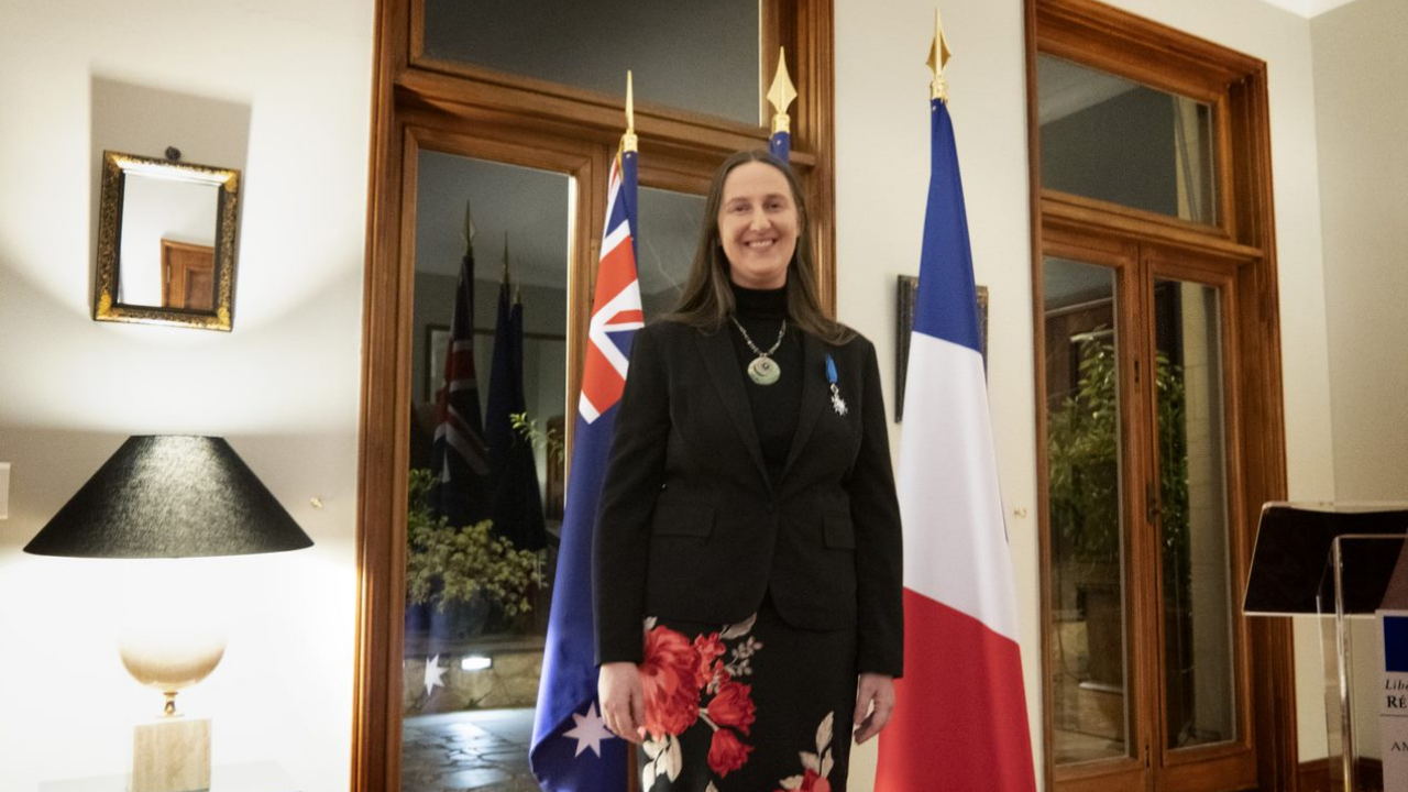 Prof. Daniell is one of only a few Australians who have been honoured in the Ordre National du Mérite since its founding in 1963. Photo by Andrew Meares
